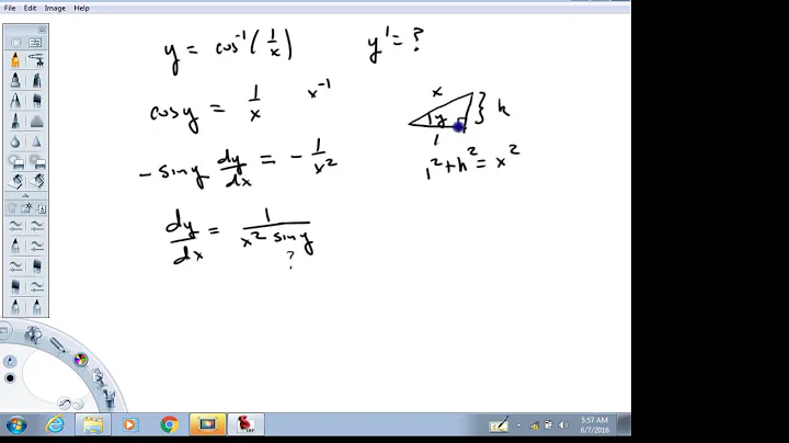 HOw to differentiate inverse trig functions