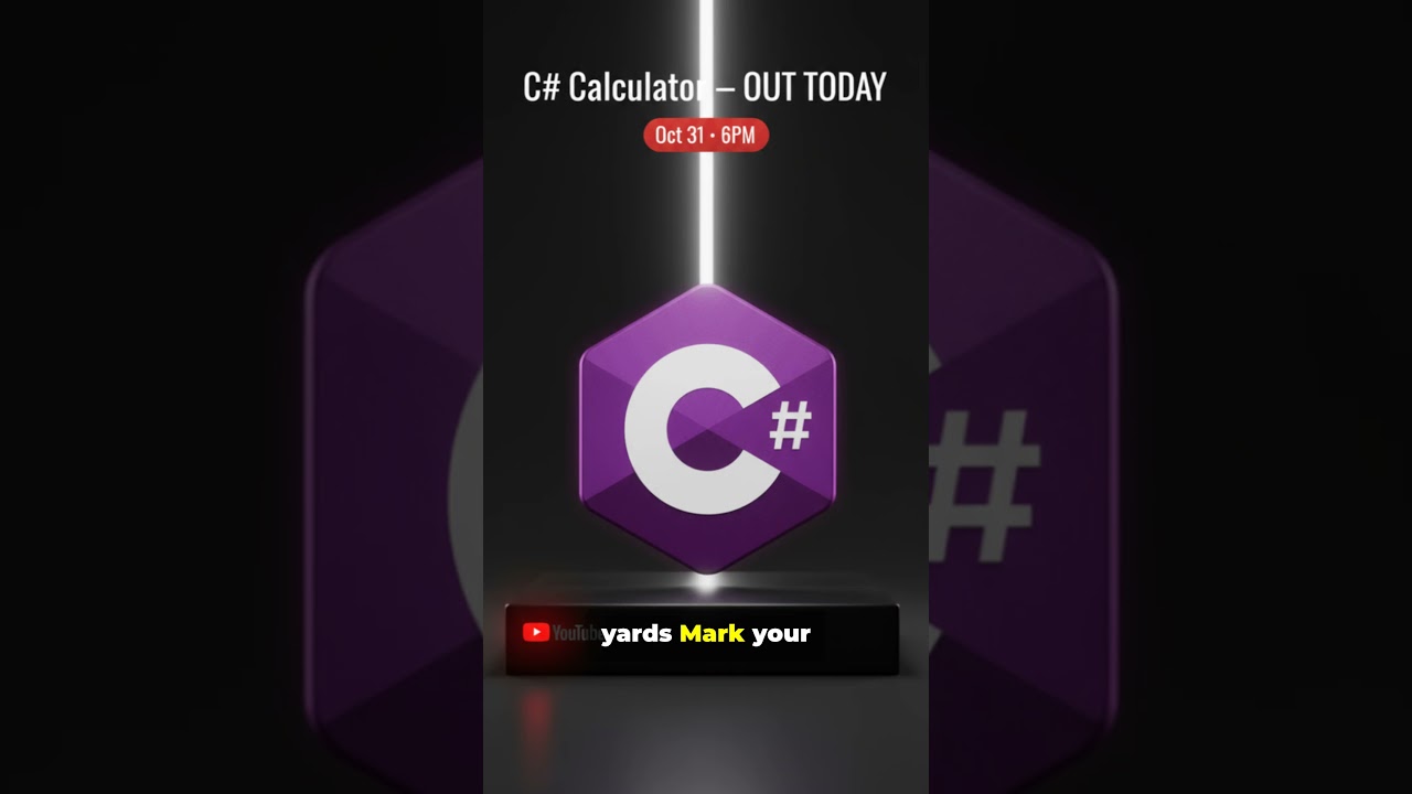 ⁣Build a C# Calculator FAST  #coding #audiovisualcompletesetuponhire #csharp #codingforbeginners