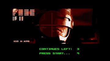Game Over: RoboCop vs The Terminator (Genesis)