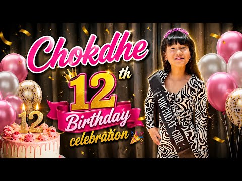 TENZIN CHOKDHE 12th BIRTHDAY CELEBRATION 🎉 || Tibetan vlogger || Gagafamily vlog