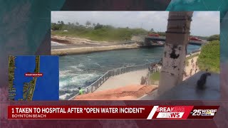One person hospitalized after open water incident in Boynton Beach