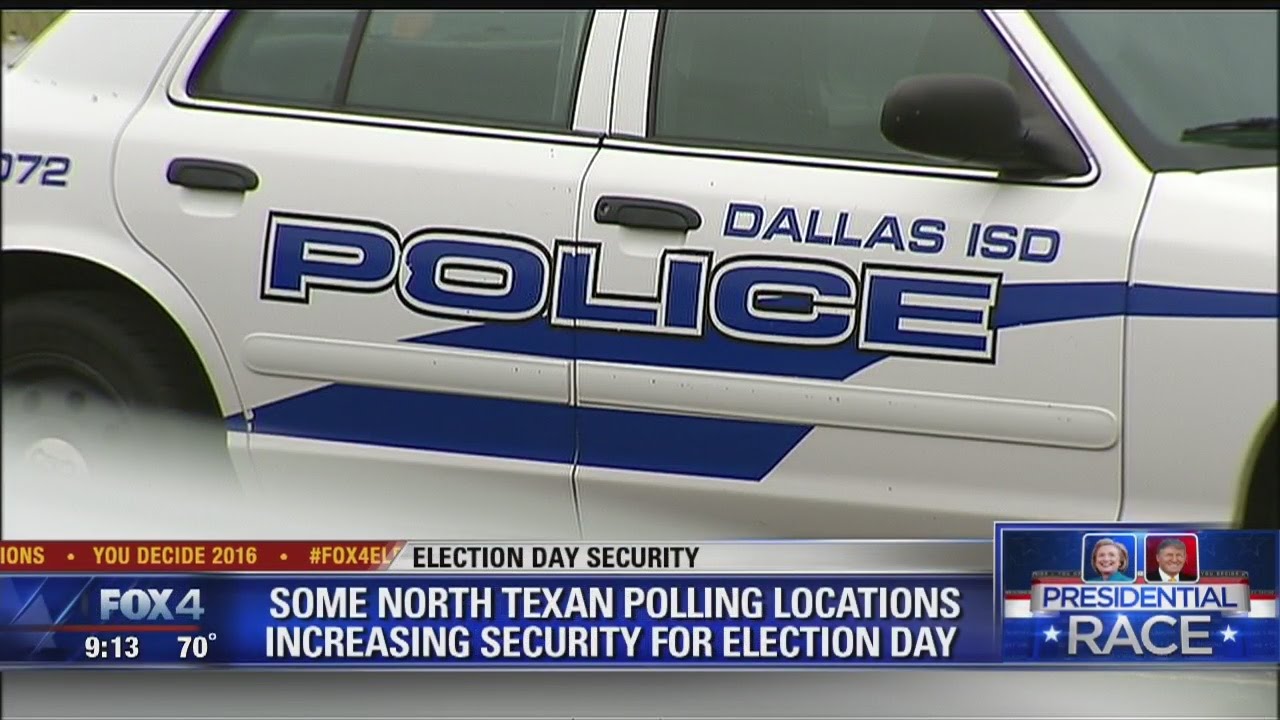 Dallas ISD polling locations increase security YouTube