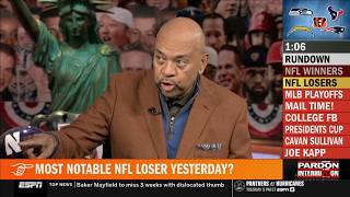 Pardon the Interruption | BROWNS, RAVENS, RAIDERS OR 49ERS? Wilbon Reveals NFL’s MOST NOTABLE WINNER