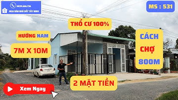 Nhà 2 Mặt Tiền 900 Triệu Thị Xã Hoà Thành Còn Thương Lượng Gần Chợ | Mua Bán Nhà Đất Tây Ninh 531N