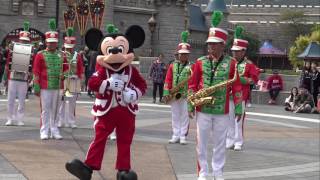 Mickey and the hong kong disneyland band are celebrating holidays with
help of a young volunteer.
___________________________________________________...