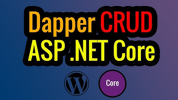 ✔️ DAPPER CRUD Operations in ASP.NET CORE Application