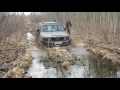 FJ Cruiser off-roading in deep mud (2017 spring)