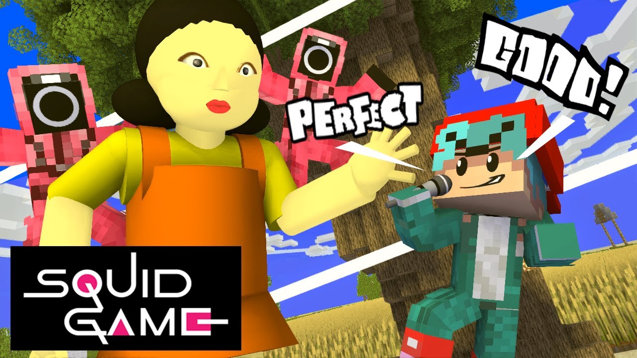 SQUID GAME VS FRIDAY NIGHT FUNKIN - MINECRAFT ANIMATION