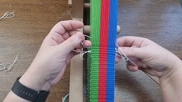 how to finish weaving on inkle loom