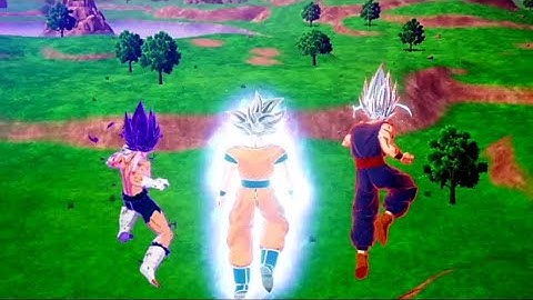 DBZ KAKAROT : Goku MUI, Vegeta UE & Gohan BEAST VS Beerus Full Power MOD Gameplay