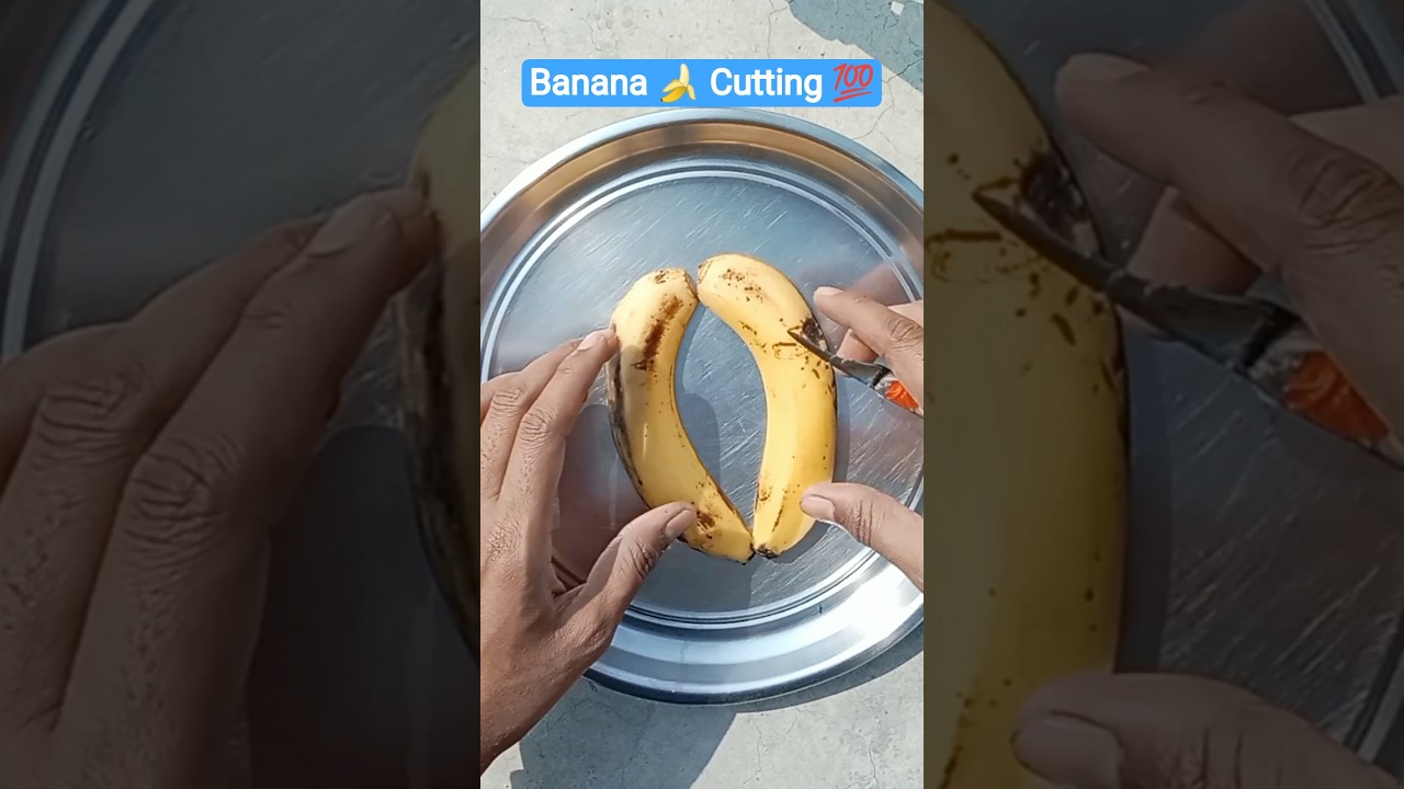 Новый дизайн нарезки бананов 🍌 Изгиб фруктов 💯 