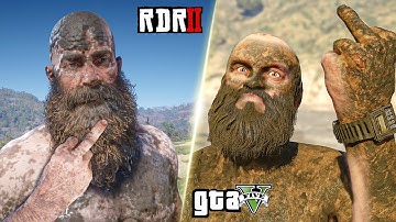 Red Dead Redemption 2 vs GTA 5: Realism Battle (Mud, Trains, Animals!) [2025 comparison]