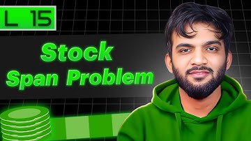 L15. Stock Span Problem | Stack and Queue Playlist