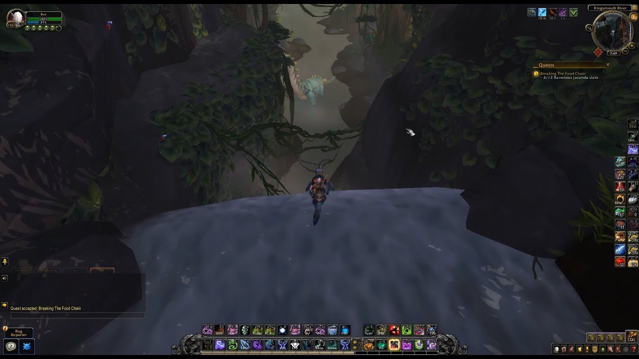 WoW BFA (HORDE)  Herbalism quest - Breaking the Food Chain (Riverbud Rank 3)