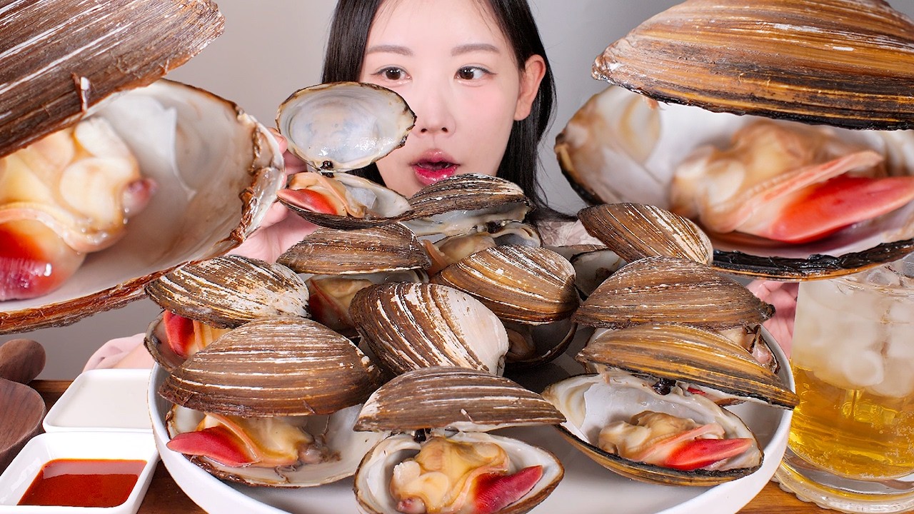 최애 조개..💗✨ 오랜만에 다시 찾은 맛… 웅피조개 먹방 Steamed Clams [eating show] mukbang korean food