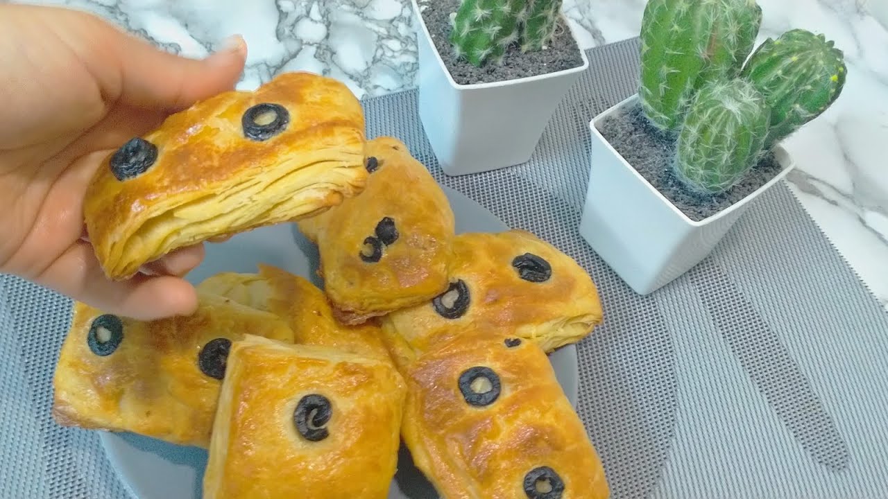 فطائر مالحة مورقة مقرمشة بدون عجين مورق رائعة تستحق المشاهدات