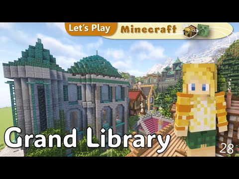 Unique Library Build for My Medieval Minecraft World