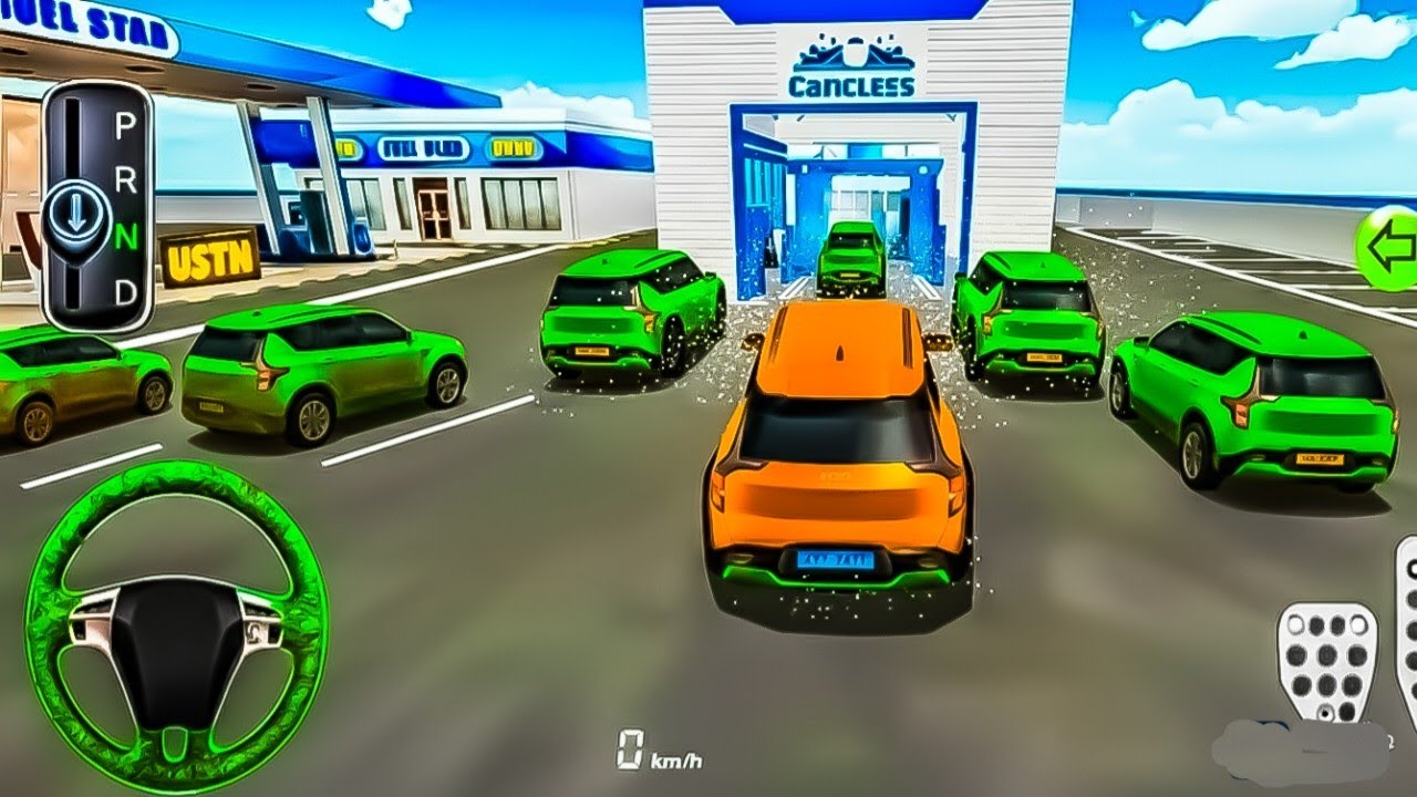 All Collection Green SUV Unlimited Car Parking The Gass Pump Driving Class Game3D Simulator2026#car