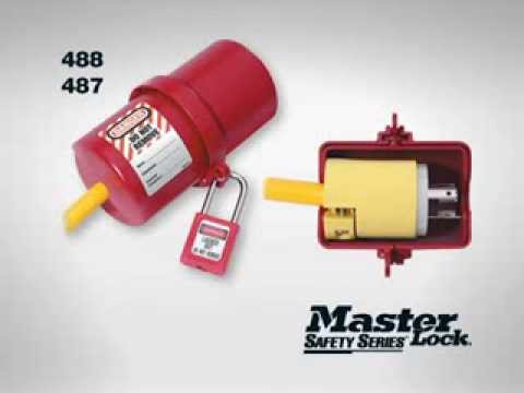 x 3.25 in 4 in Plastic Multiple Entry Plug Lockout in Red NMC LP550 Danger Plug Lockout This Lockout Device May only be Removed by Lockout 