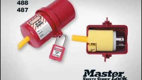 487 & 488 Electrical Plug Lockout Devices