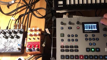 Elektron Analog Four Mk2 Chase Bliss Audio MOOD Walrus Audio DESCENT ambient arp jam