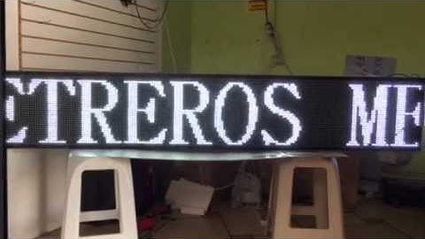 letreros led programables