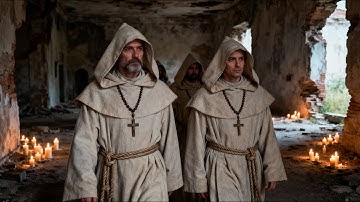 Mist, Cross, and Chant 🌫️✝️ — Road to the Forgotten Abbey 🎶