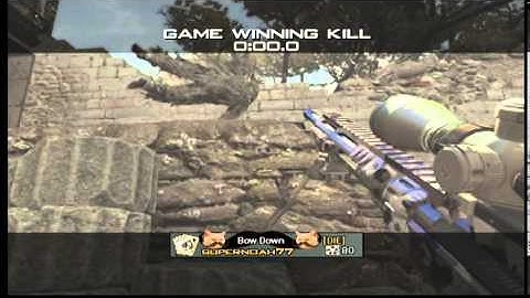 MW3  trickshot final killcam TDM