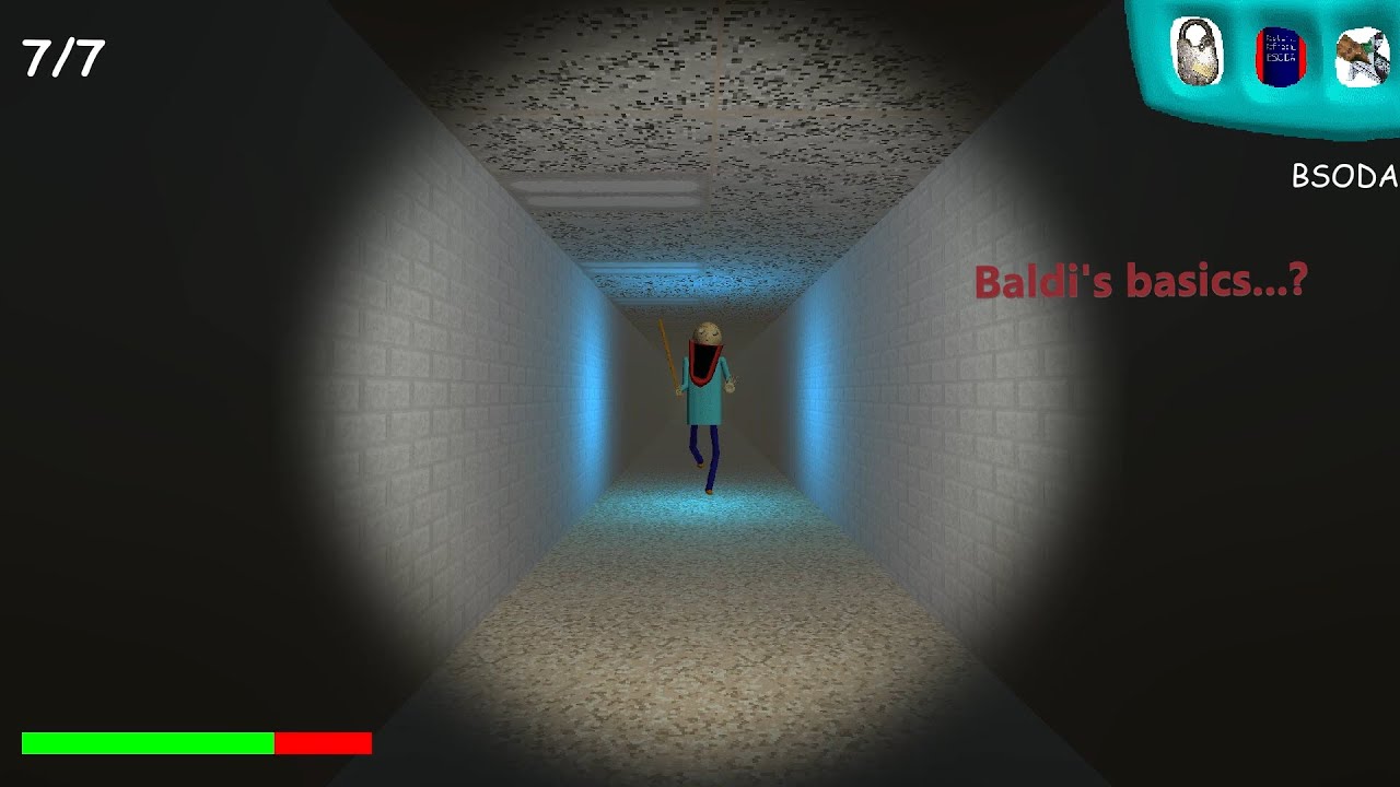 Baldi's basics in understanding and learning (baldi's basics mod) - YouTube