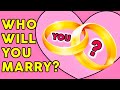 💍 This Quiz Reveals The FIRST LETTER of the Person You'll MARRY!!! 💞 Love Personality Test