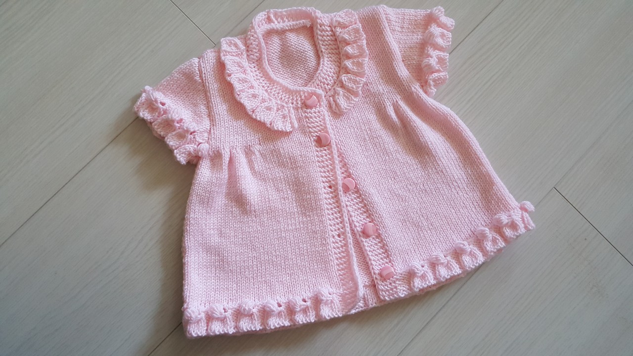 1 Yaş Kız Çocuk Yelek Modeli (Tasarım Yelek Modeli)