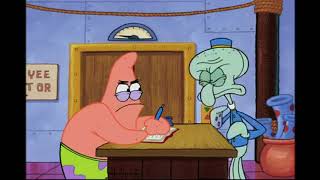 Patrick writes down His Name