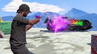 I HIT HIS CAR OFF ONE OF THE TALLEST BUILDINGS WITH THE RAY GUN! | GTA 5 THUG LIFE #239