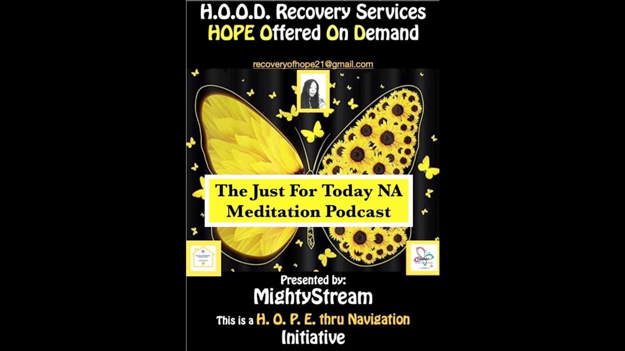 April 30th -Just for Today NA Meditation with MightyStream - YouTube