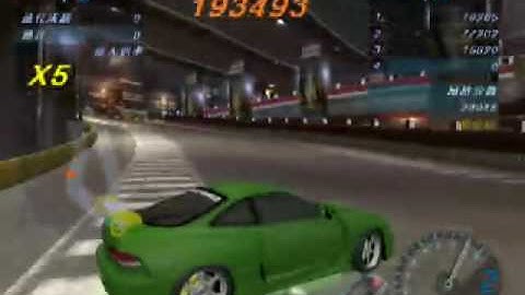 Need for Speed Underground 1 Drift - Track 6 - 1 Single-lap (3d skills) # 1