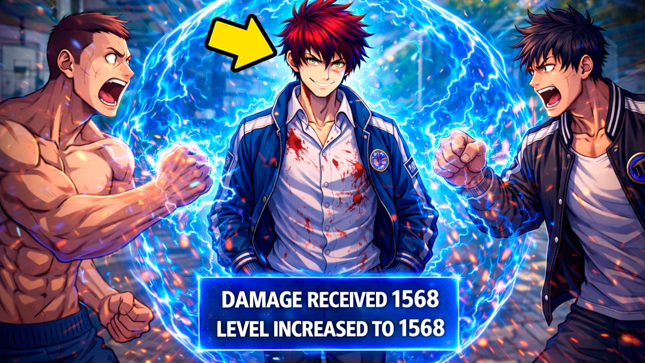 He Got A SYSTEM That Turns DAMAGE TAKEN Into LEVELS! | Manhwa Recap