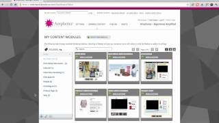 Navigating the Amplience Studio Content Modules Dashboard