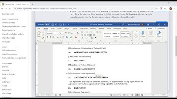 build a template  with a clause library