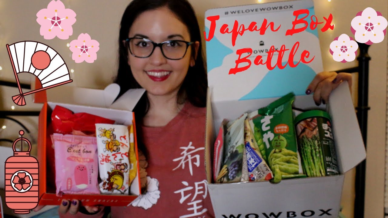 JAPAN FOOD BOX BATTLE WOWBOX, BOKKSU & UMAI CRATE! YouTube