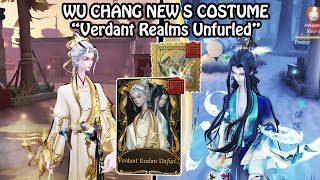 Wu Chang new S costume 'Verdant Realms Unfurled' gameplay - (Identity v) #identityv