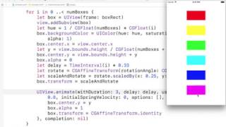 03 05 motion uiview animate transform rotate and scale