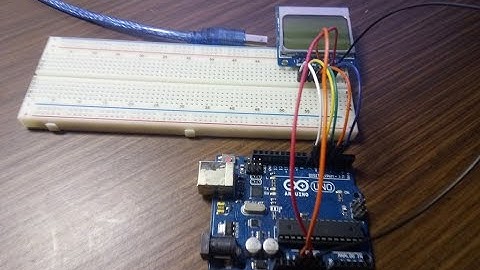 Подключение дисплея от Nokia5110 к Arduino