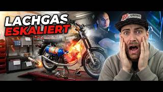 Wieviel Leistung bringt Lachgas wirklich? 😳 Simson Prüfstands Test | PZTuning