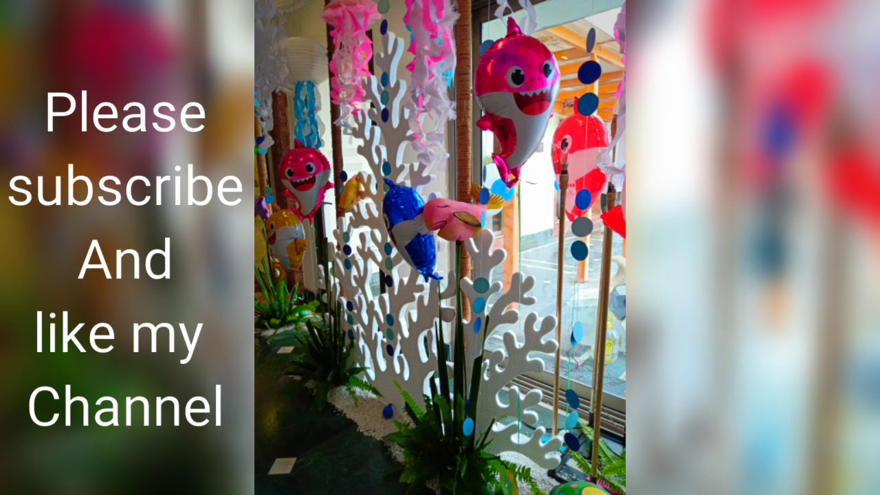 Underwater theme birthday party