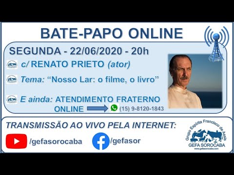 Assista: Bate-papo online - c/ RENATO PRIETO (22/06/2020)