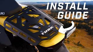 How To Install Tusk Top Rack on a Suzuki DR-Z4S