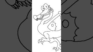 E O PINHOSO VOLTARÁ PRA CASA!! (SPEED DRAW) #mesozoicozoado #speedraw #irritatorbelongstobr