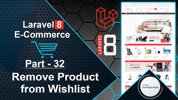 Laravel 8 E-Commerce - Remove Product from Wishlist