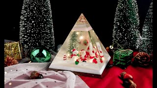 Christmas Resin Crafts And Accessory Gifts | Easy DIY Pyramid Molds