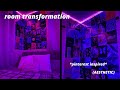 EXTREME ROOM MAKEOVER & TRANSFORMATION!! *aesthetic tiktok/pinterest inspired bedroom*